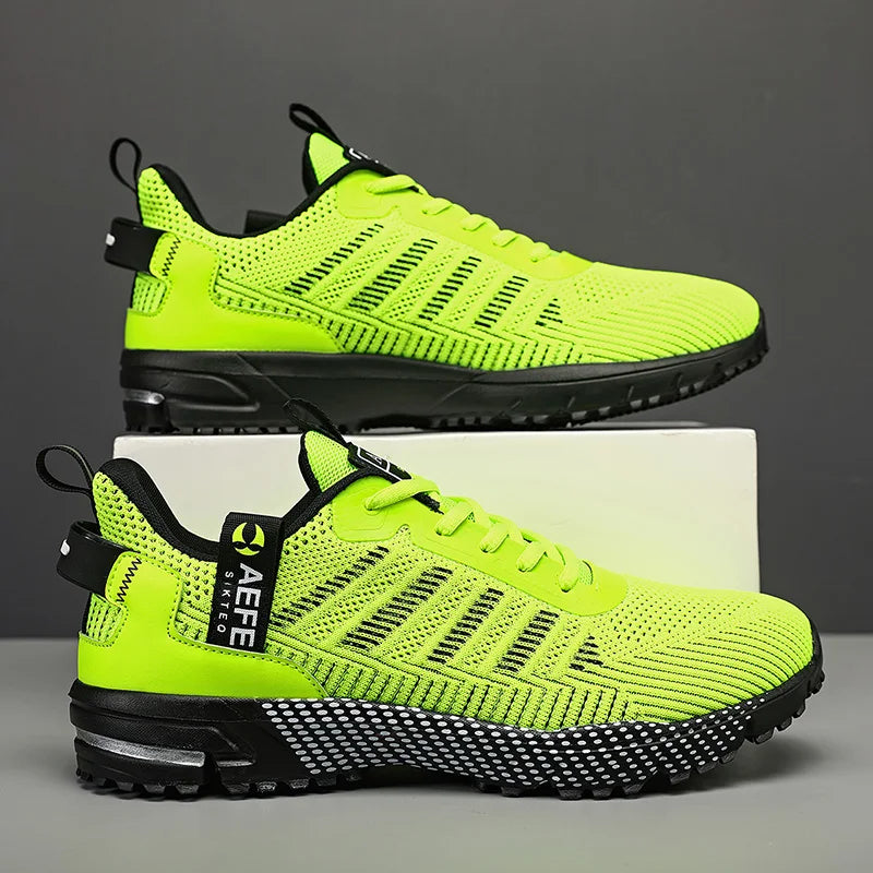 Men's Running Shoes Breathable Lightweight Athletic Sneakers for Outdoor Sports