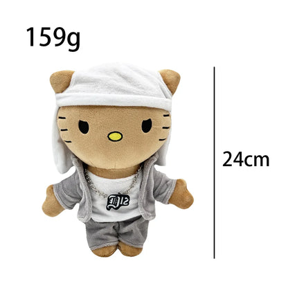Hip-Hop Cat Plush Toy Doll – Rapper Style Stuffed Animal