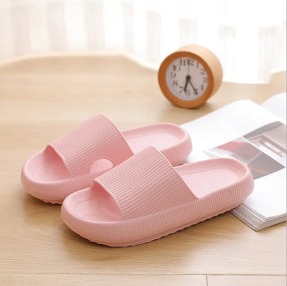 Women Thick Platform Cloud Slippers Indoor Home Eva Soft Sole Pillow Slides Sandals Woman Summer Non