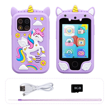 Kids Smart Phone Toy with Touchscreen & Camera – Unicorn Design for Girls