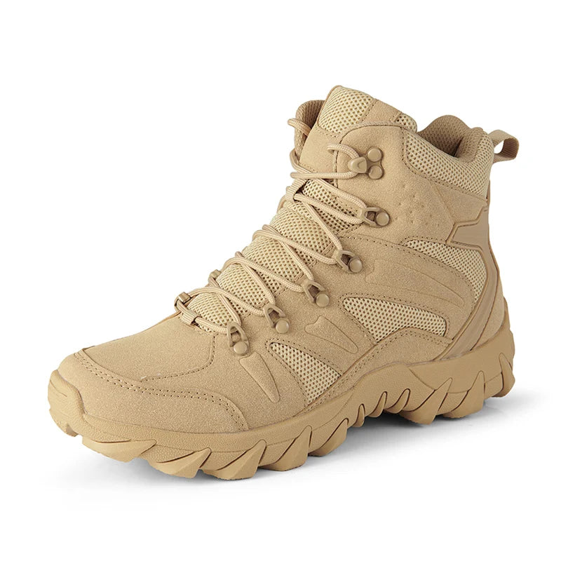 Men's Tactical Combat Boots – Outdoor Hiking & Training Shoes