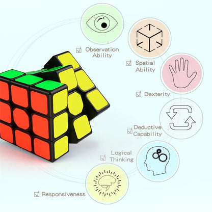 QiYi Warrior M Speed Cube – Magnetic Puzzle Cube