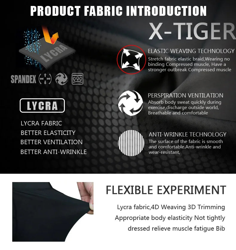 X-Tiger Men's Gel Pad Cycling Shorts – MTB Road Bike