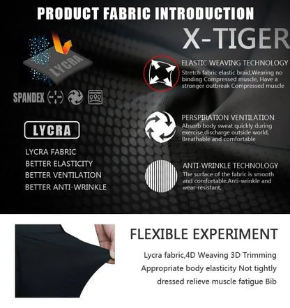 X-Tiger Men's Gel Pad Cycling Shorts – MTB Road Bike