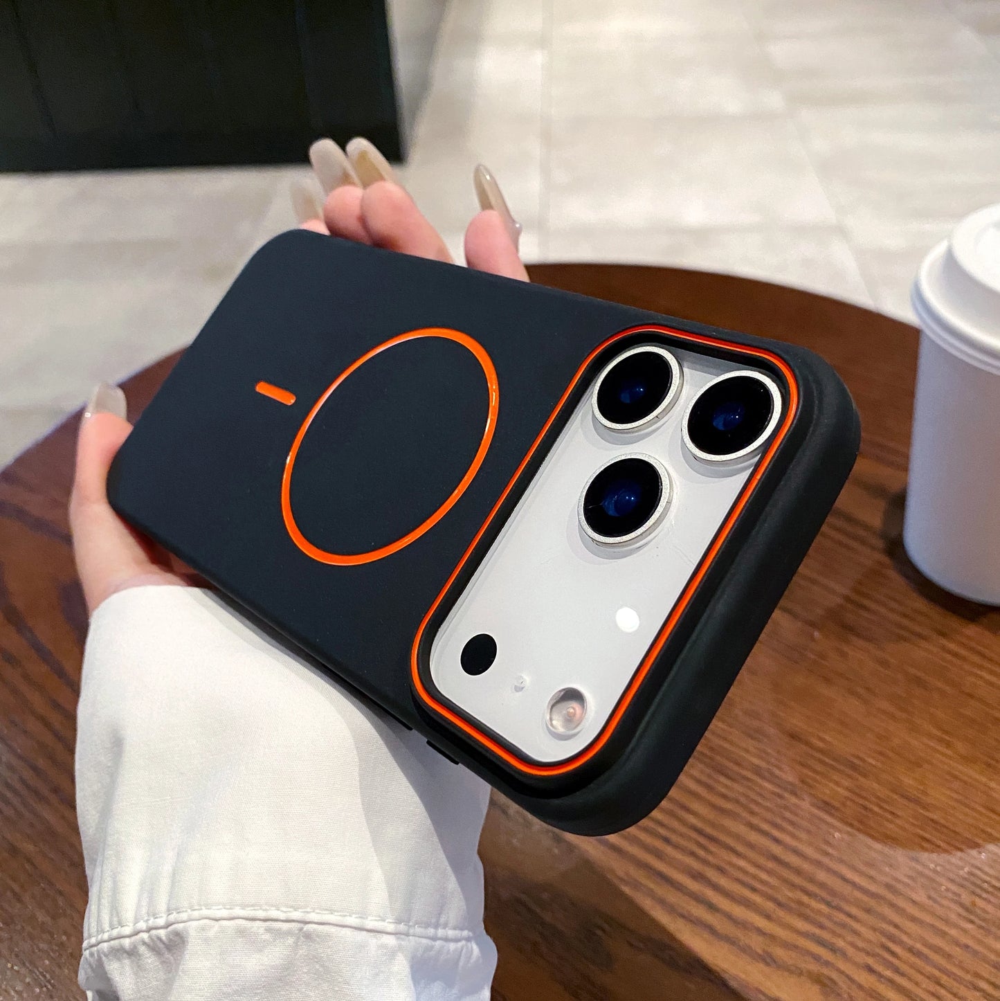 Ultrathin Simple Magnetic Phone Case Iphone 11 12 13 14 15 16 17 18 Pro Max Air Wireless Charging