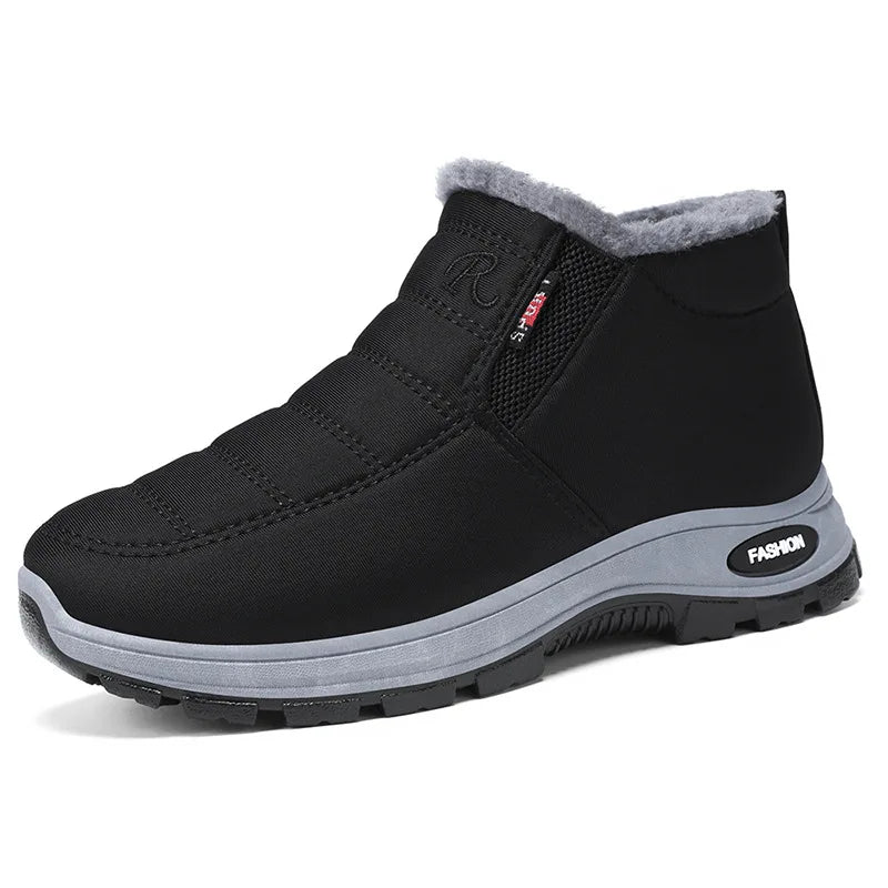 Women's Waterproof Snow Boots – Plush-Lined Warm Ankle Boots