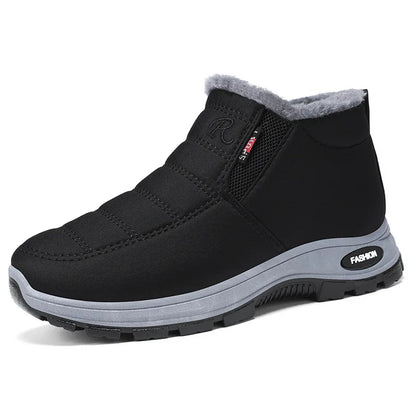 Women's Waterproof Snow Boots – Plush-Lined Warm Ankle Boots