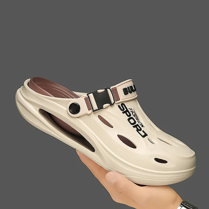 Men's Sport Clogs – Non-Slip Soft Beach Shoes for Summer