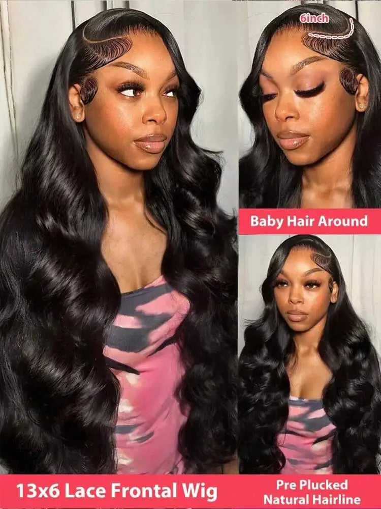 40 42 Inch 250 Wear Go Glueless Wigs Body Wave Human Hair 13x4 13x6 Wet Wavy Hd Lace Frontal Women