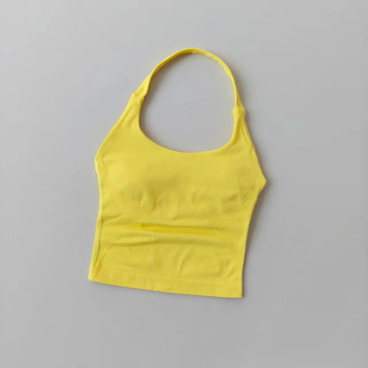 Halter Sports Bra for Women – Longline Shockproof Yoga Gym Top
