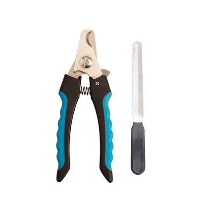 Pet Nail Clippers with File – Stainless Steel Dog & Cat Grooming Set