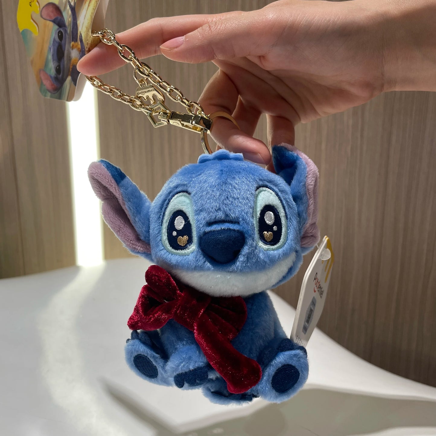 Cartoon Plush Doll Keychain - Cute Stuffed Animal Bag Charm