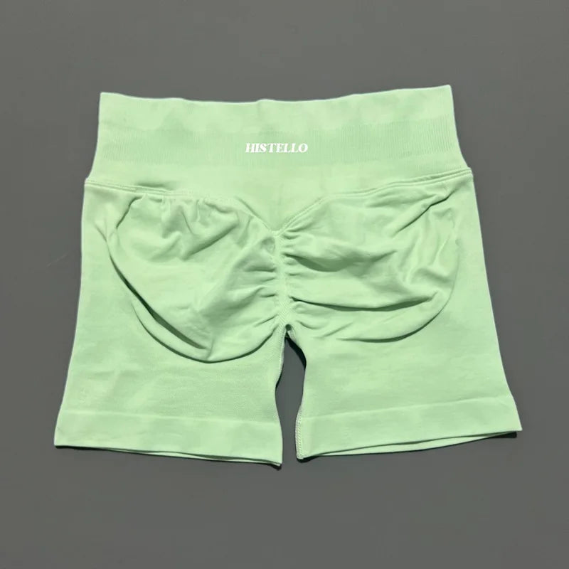 Women's Seamless High-Waist Workout Shorts – Yoga & Gym
