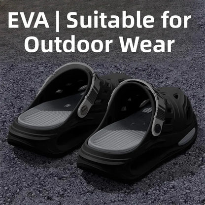 Men's Outdoor Clog Slippers – Thick EVA Anti-Slip Sole