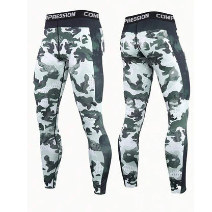 Men's Compression Leggings – Gym Training Tights & Sports Pants