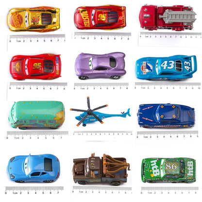 Disney Pixar Cars Diecast 1:55 Scale Metal Toy Car – Lightning McQueen & Friends