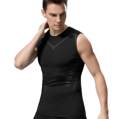 Men's Compression Sleeveless Gym Tank Top Quick Dry
