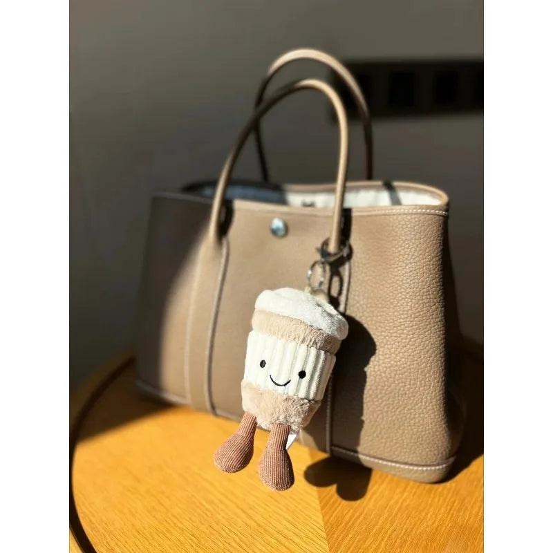 Kawaii Plush Keychain Bag Charm – Cute Food & Animal Mini Plush Toy