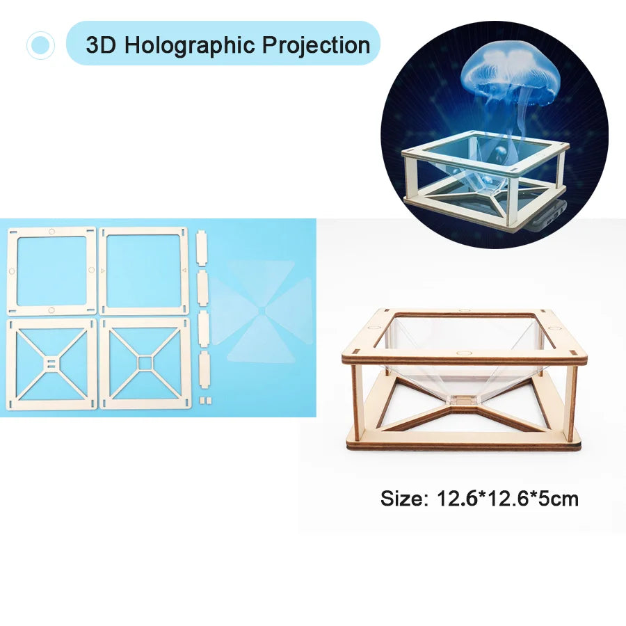 DIY STEM Science Experiment Kit for Kids – Handmade Assembly Model Toy (32 Designs)