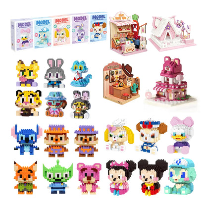 Disney Tsum Tsum Mini Building Blocks – Cartoon Micro Brick Figures