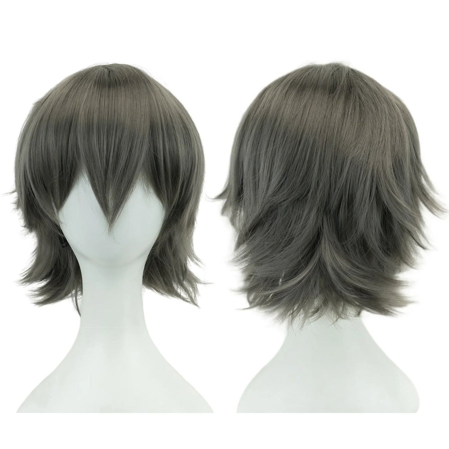 12-Inch Short Cosplay Bob Wig – Multi-Color Synthetic Hair