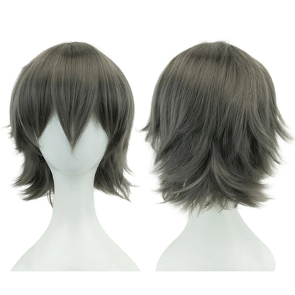 12-Inch Short Cosplay Bob Wig – Multi-Color Synthetic Hair