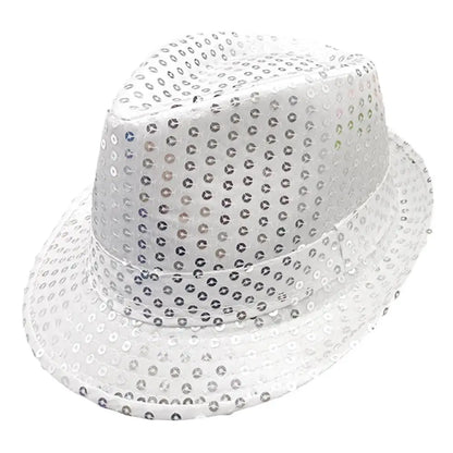 Sequin Jazz Fedora Hat – Party, Dance & Cosplay