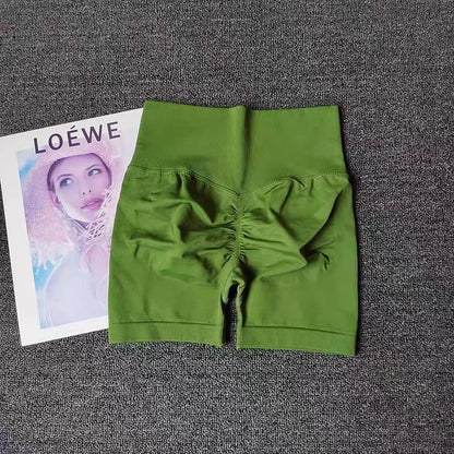 Women's High-Waist Yoga Shorts – Breathable Workout & Running Shorts