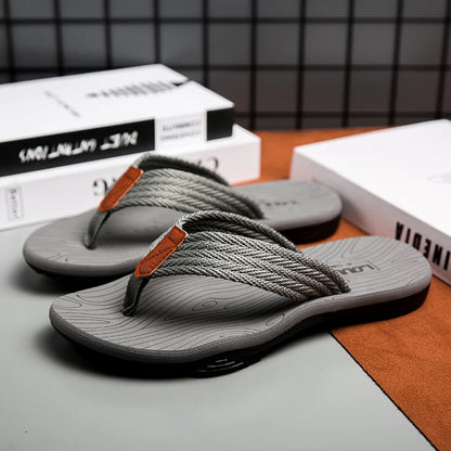 Men Flip Flop Comfortable Breathable Slip-On Sandals Casual Summer Footwear