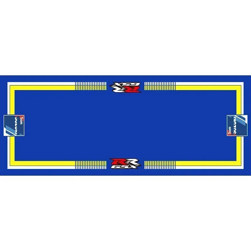 Motorcycle Parking Mat – Racing Display Carpet for Bike & Garage