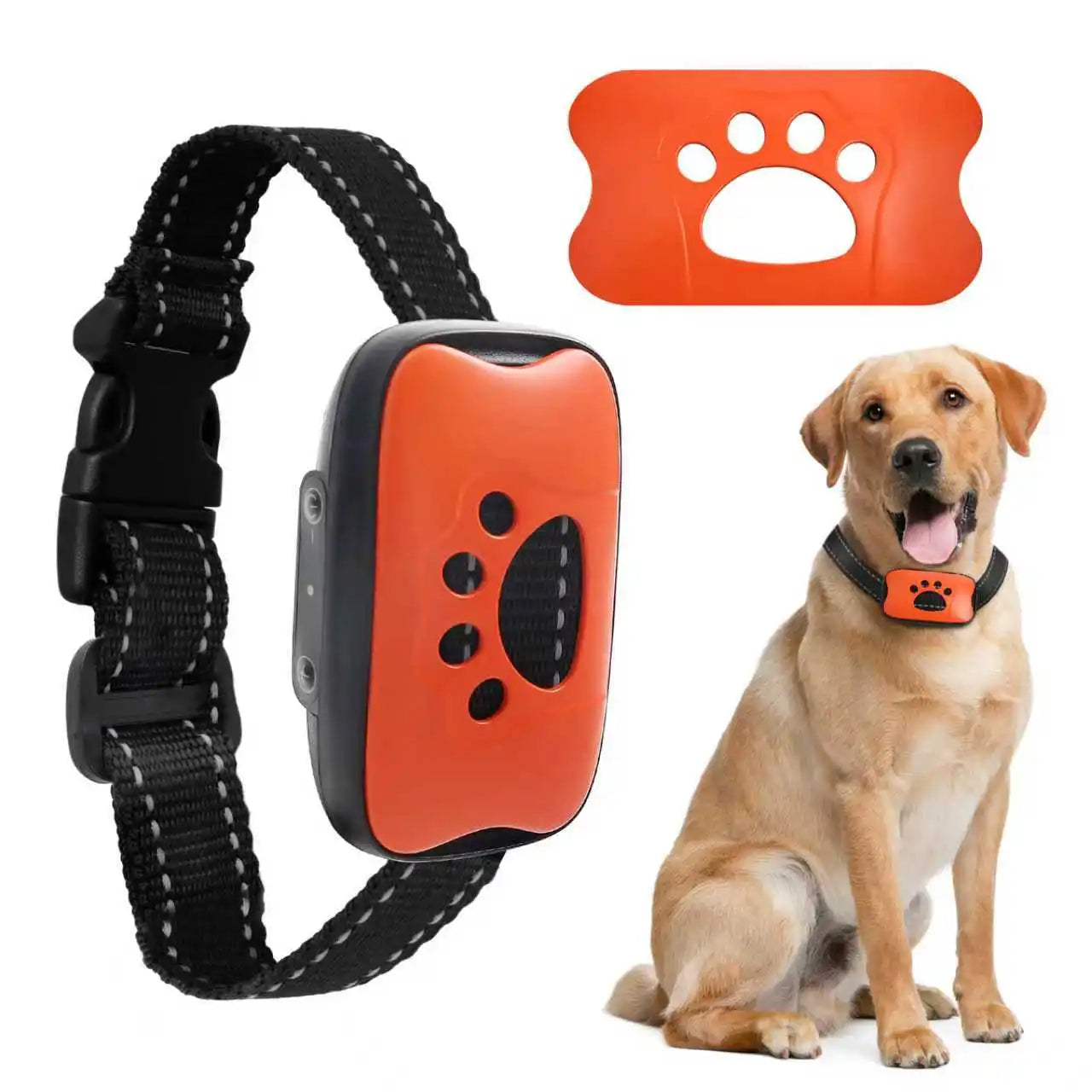 Anti-Bark Dog Training Collar – Ultrasonic, USB Rechargeable
