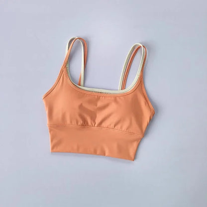Women's Push-Up Sports Bra – Breathable Gym Crop Top