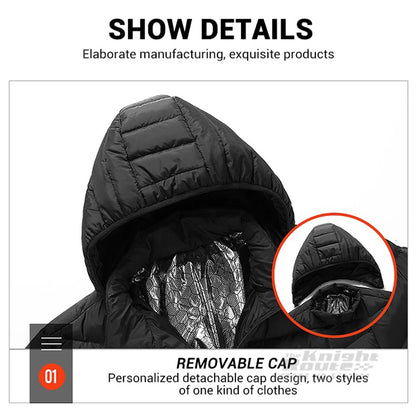 USB Electric Heated Jacket – 21 Heating Zones, 3-Gear Temperature Control
