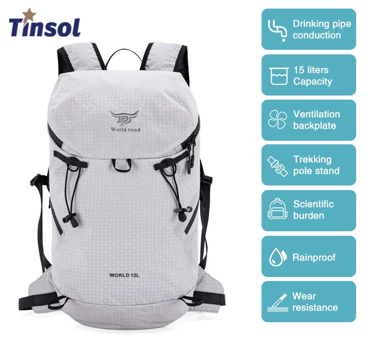 Lightweight Packable Hiking Backpack Waterproof 15L