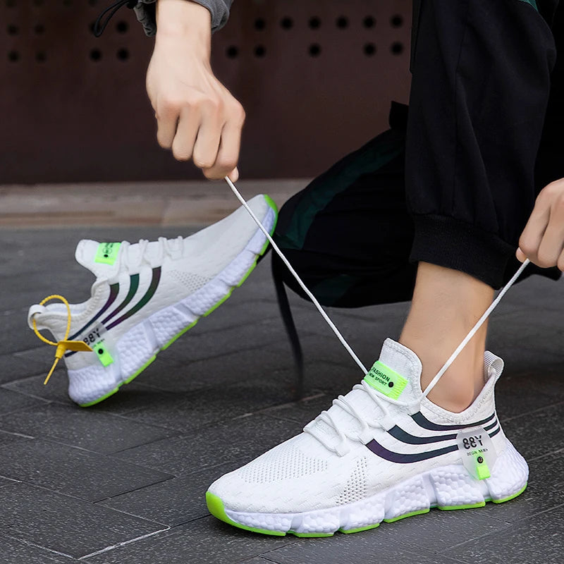 Lightweight Breathable Sneakers – Unisex Running & Casual Shoes