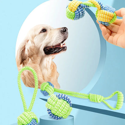 Dog Rope Chew Toy – Interactive Cotton Rope Toy for Dogs