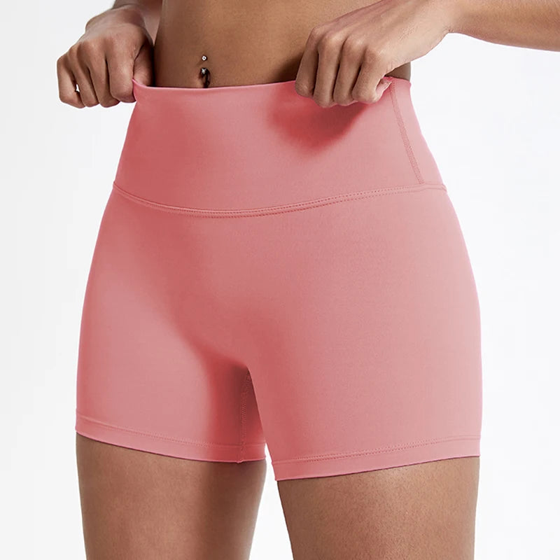 High-Waist Butt Lift Sports Shorts – Slim Fit Running & Cycling Shorts for Women