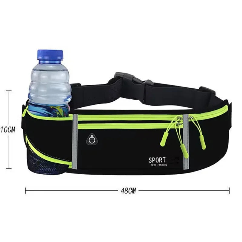 Running Waist Bag – Waterproof Sport Fanny Pack for Phone & Water Bottle