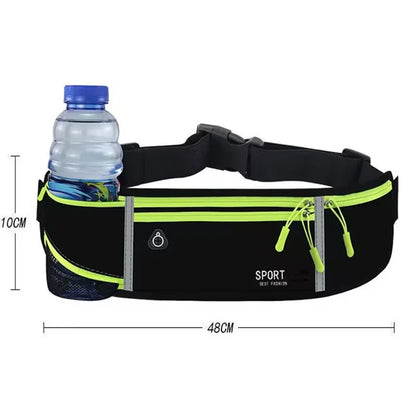 Running Waist Bag – Waterproof Sport Fanny Pack for Phone & Water Bottle