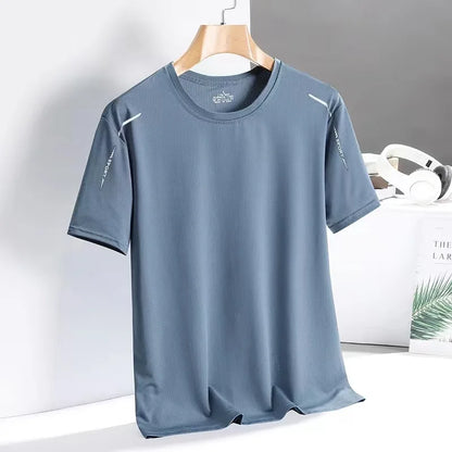 Men's Quick-Dry T-Shirt – Breathable Running & Outdoor Sports Tee