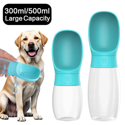 Portable Pet Water Bottle with Drinking Bowl for Dogs & Cats