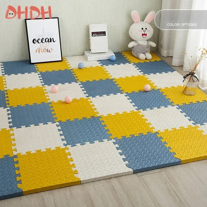 Foam Interlocking Floor Tiles 30x30cm Non-Slip Play Mat for Kids & Gym