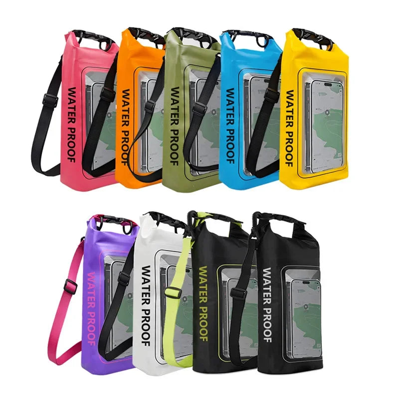 Waterproof Dry Bag with Touch Screen Window – 2L & 5L