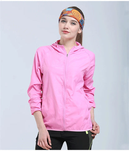 Waterproof Rain Jacket for Men & Women – Quick Dry Outdoor Coat