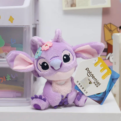 Cartoon Plush Doll Keychain - Cute Stuffed Animal Bag Charm