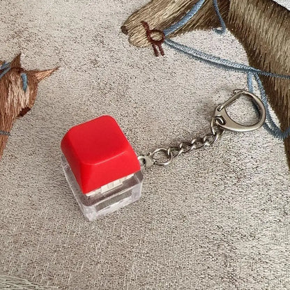 Electric Shock Prank Keychain Button Toy