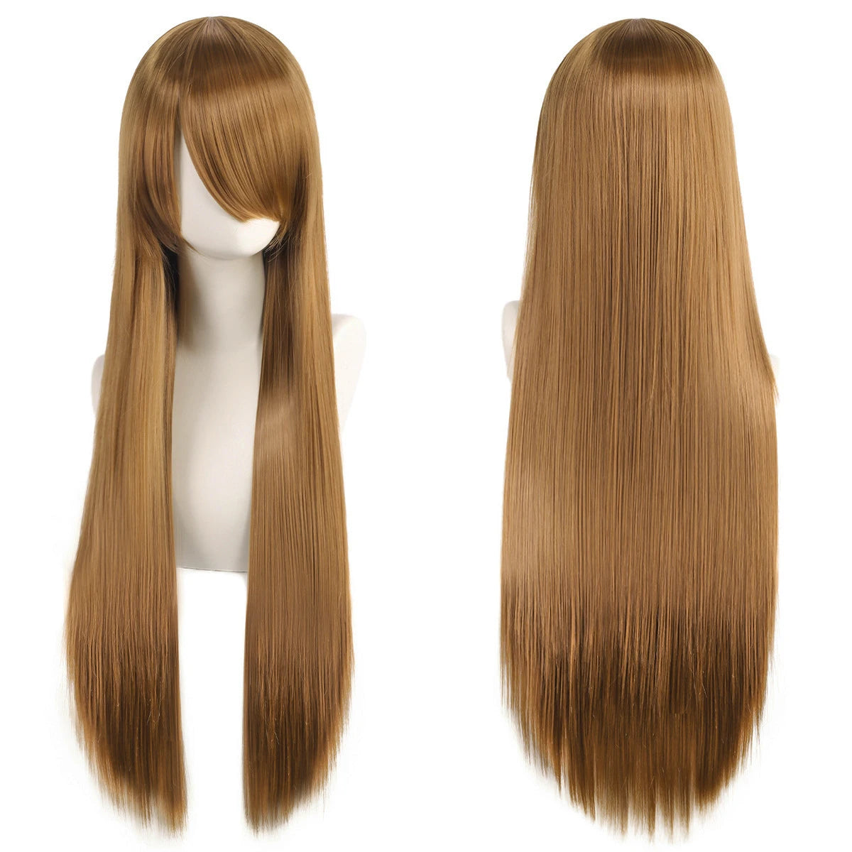 Long Straight Cosplay Wig – 32 Inch Synthetic Lolita Hair, 36 Colors