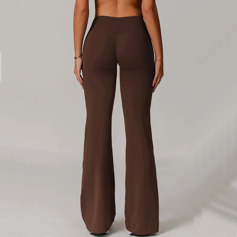 Flare Yoga Pants for Women – High Waist Bell Bottom Leggings