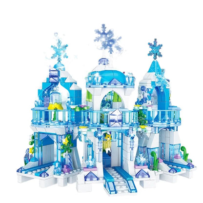 Frozen Princess Ice Castle Building Blocks Set – Girls Toy Gift