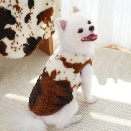 Dog Fleece Pajamas – Warm Winter Pet Coat for Small to Large Dogs